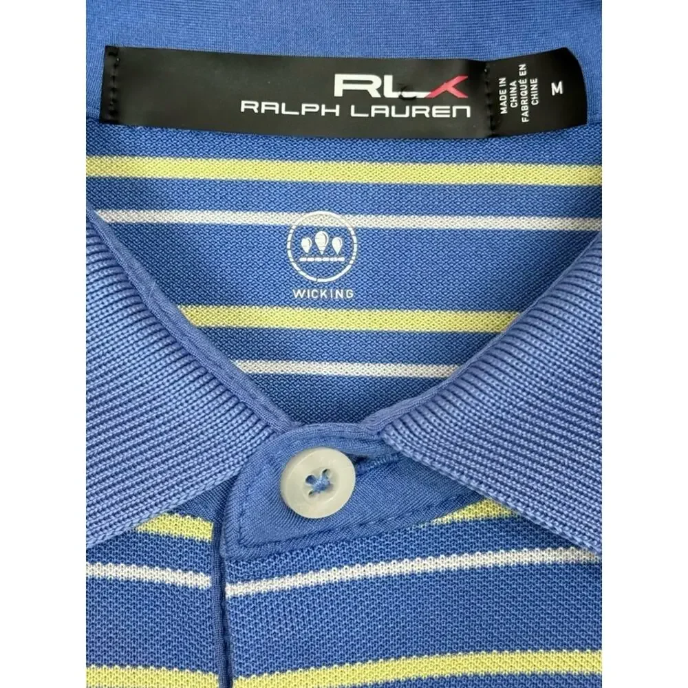 RLX Ralph Lauren Striped Polo Shirt PGA TPC Sawgrass